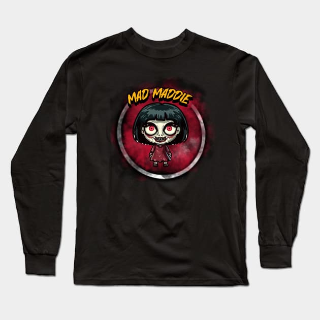 Mad Maddie Long Sleeve T-Shirt by CTJFDesigns